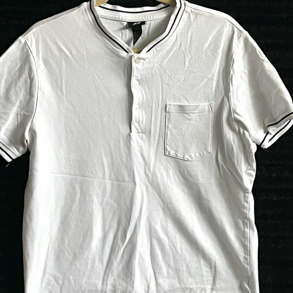 H&M White Short Sleeve Top - Picture 1 of 2
